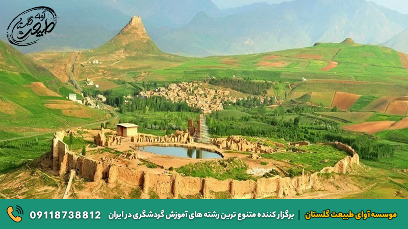 تخت سلیمان از آثار ایران در یونسکو